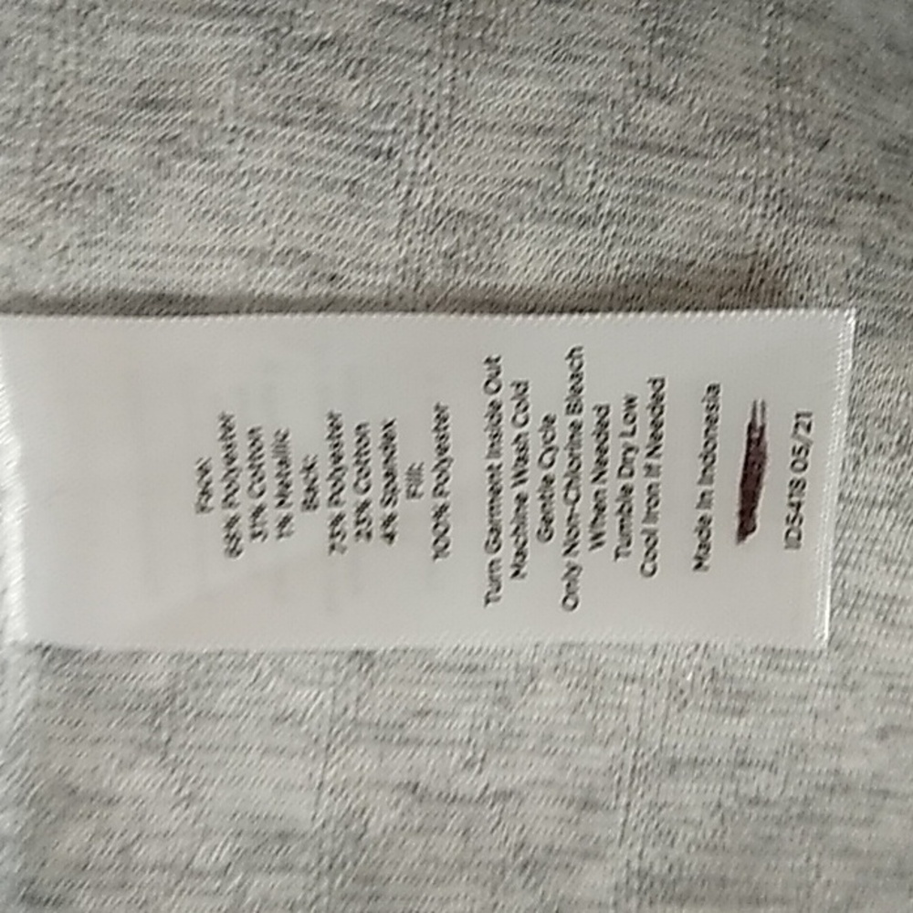 TALBOTS Quilted Jacquard Pullover - Lurex XLp - Picture 13 of 13